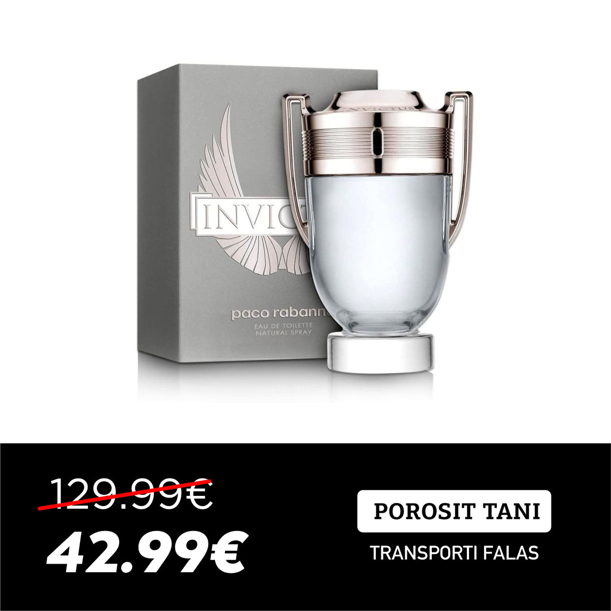 Paco Rabanne Invictus EDT 100ML Main image