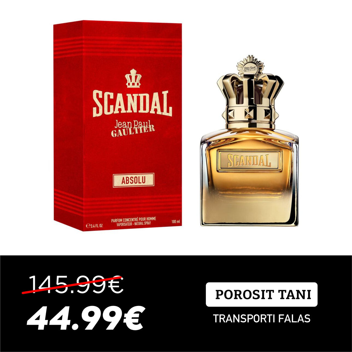 Jean Paul Gaultier Scandal Absolu 100ml