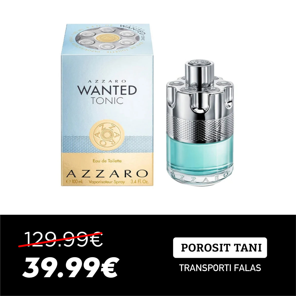 Azzaro Wanted Tonic EDT 100ml