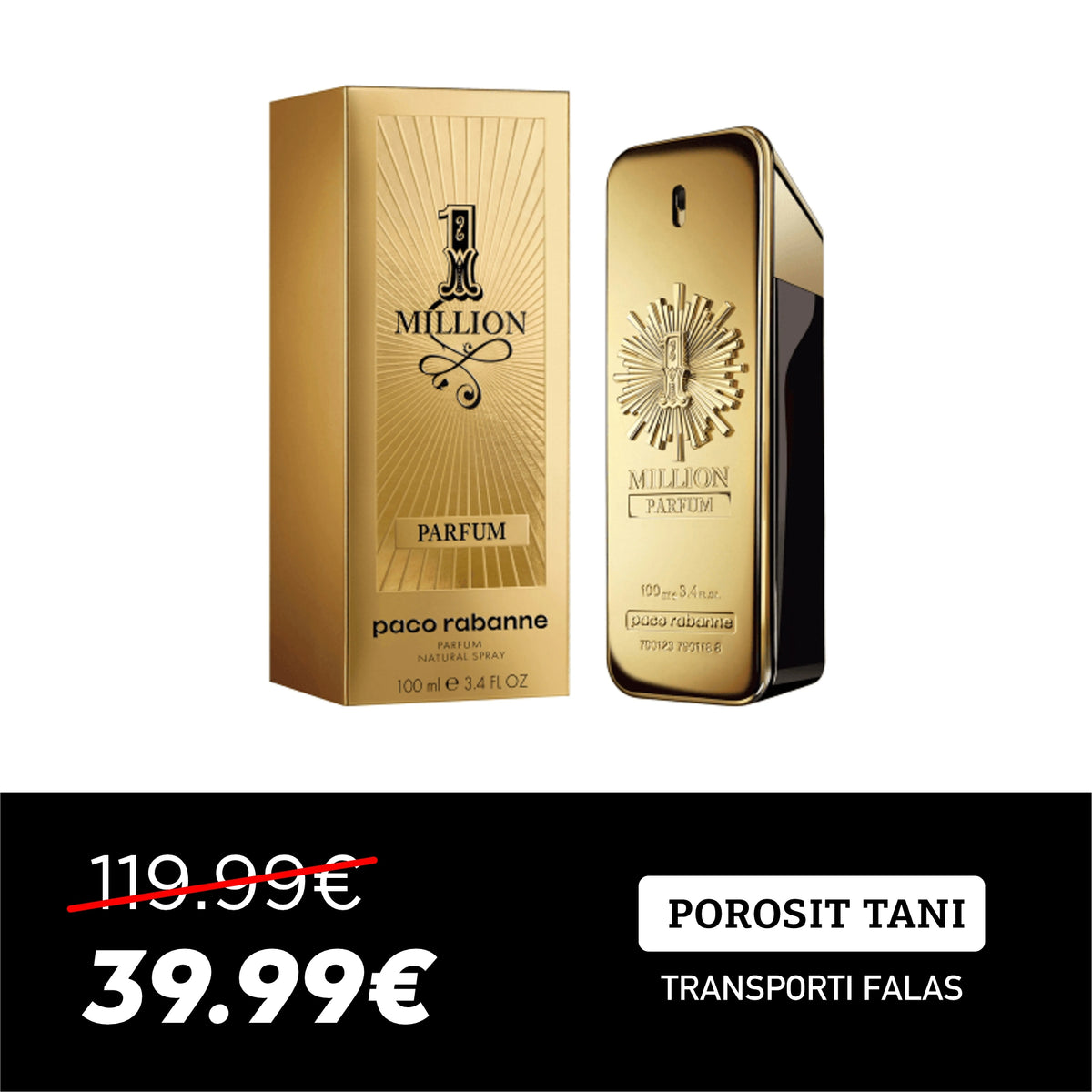 Paco Rabanne One Million EDT 100ml Main image